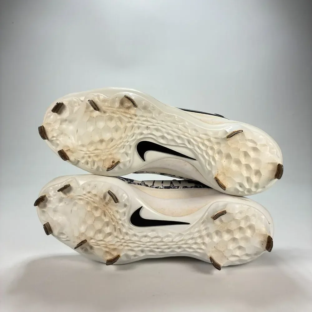 Nike Force Air Trout 4 Pro Black White Baseball Cleats 917920-001 Men's Size 7